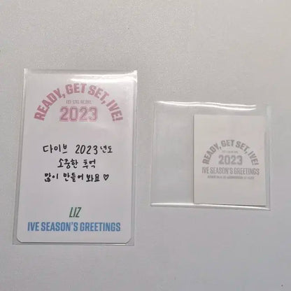 아이브 시즌그리팅 증사포함 리즈 포카