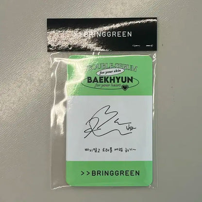 브링그린 백현 엑소 백현 포카