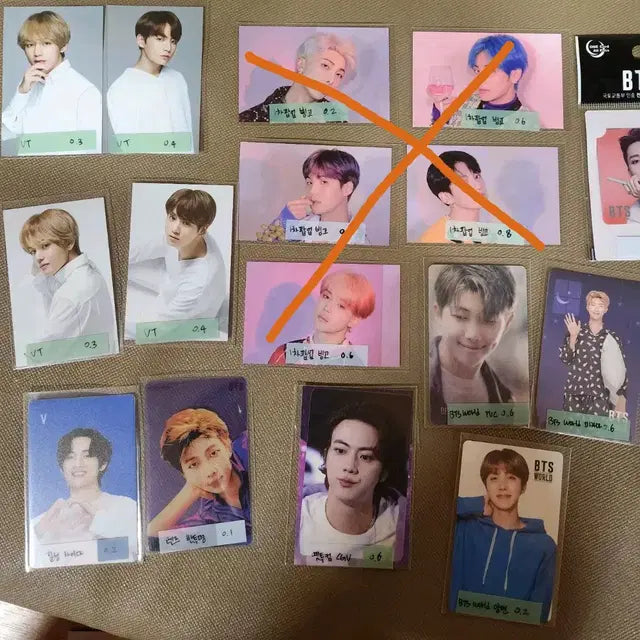 방탄소년단 bts vt,팝업빙고,cgv,렌즈,칠성사이다 포카