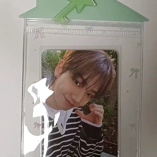 집 모양 포카홀더 pvc 포카 파우치 보이넥스트도어 보넥도