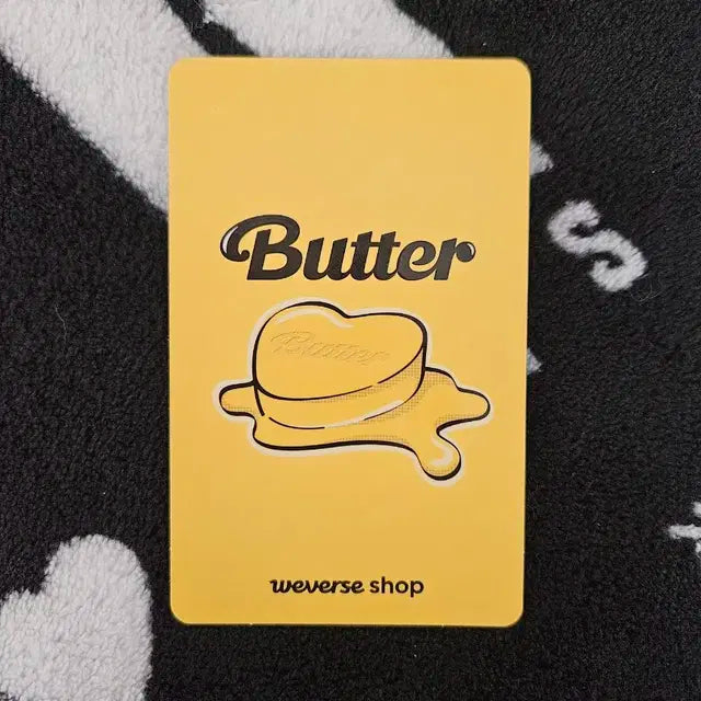 방탄 버터 butter 포카 위버스 특전 피치 크림 양도 슈가 윤기
