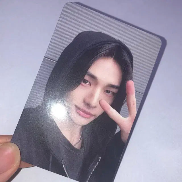 스키즈 현진 에이트 알라딘 특전 포카