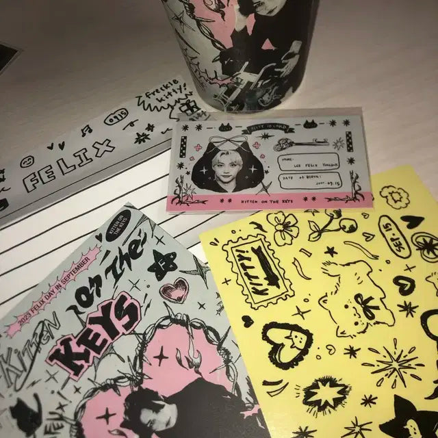 필릭스 이용복 생카 스키즈 스트레이키즈 생일카페 2024 포카 일괄