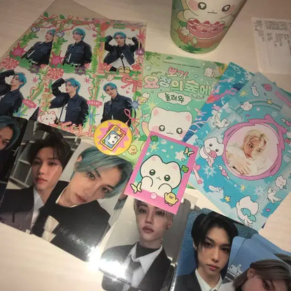 필릭스 이용복 생카 스키즈 스트레이키즈 생일카페 2024 포카 일괄