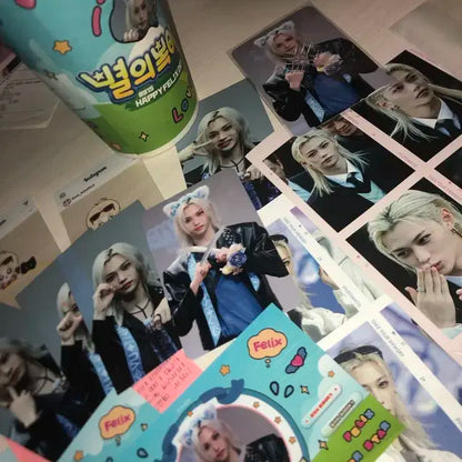 필릭스 이용복 생카 스키즈 스트레이키즈 생일카페 2024 포카 일괄