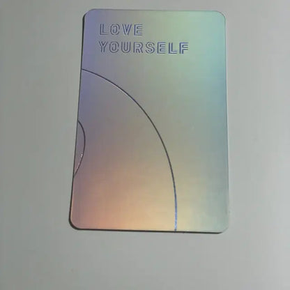 방탄 bts love your self 뷔 v 태형 포카 스티커