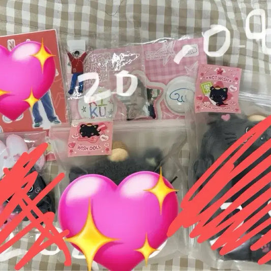엔시티위시 리쿠 쿠리 위시돌 인형 키링 아크릴스탠드 굿즈 양도