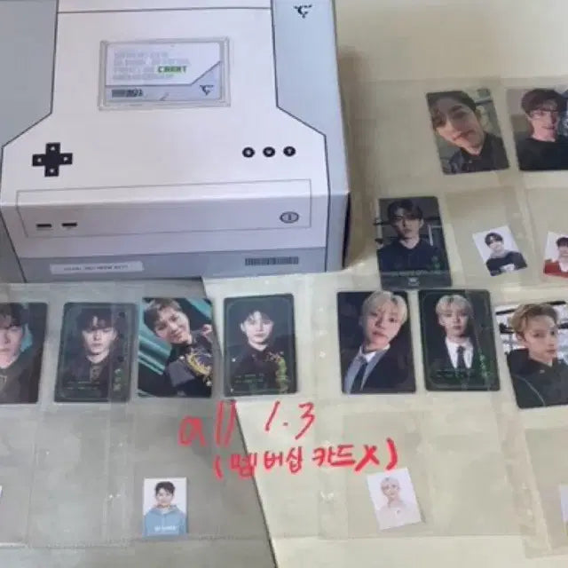 세븐틴 굿즈 대량양도(포카,시그,멤버십키트)