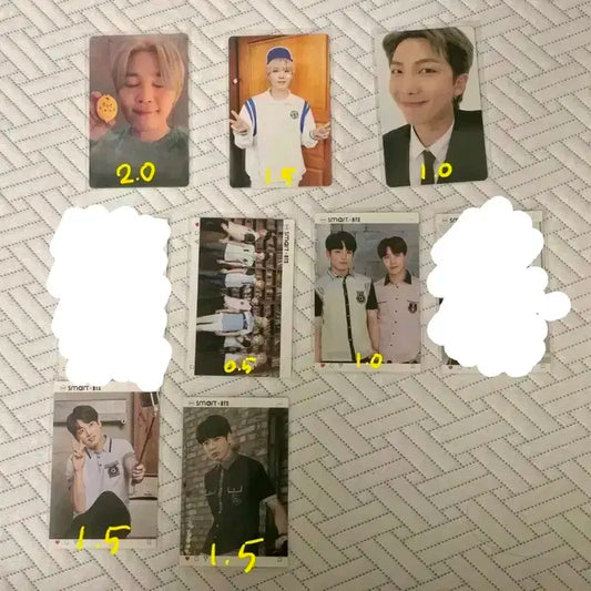 방탄소년단 포카 단체포토북슈가2020멤즈디비디남준스마트교복정국