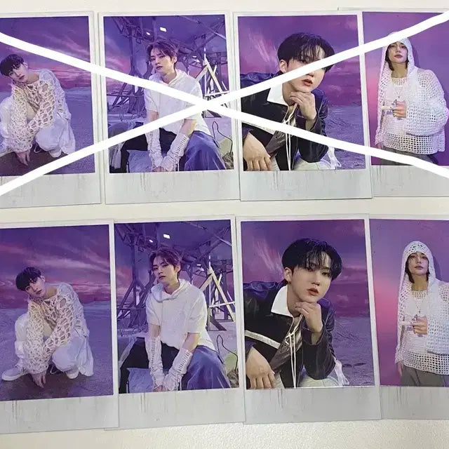 스키즈 락 포카 일괄 (방찬 리노 창빈 현진)