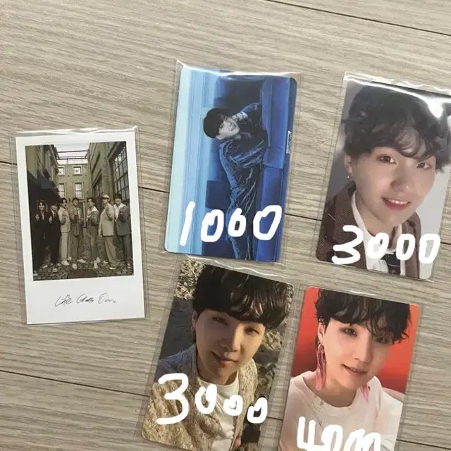 방탄 포카 윤기 포카 판매 럭드 버터 맵솔 페르소나 럽셀