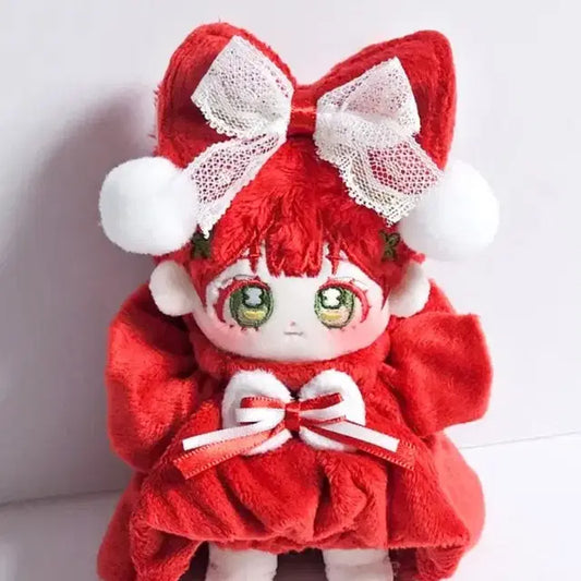 10cm 인형옷 원가이하 오월의솜솜님 쁘띠소르베 레드