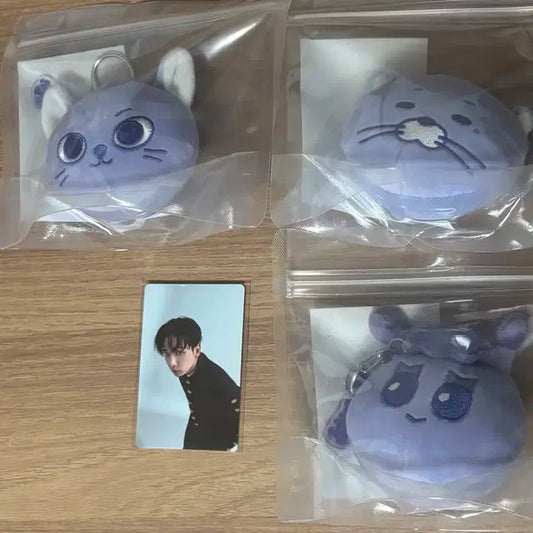 포카덤) 미개봉 쁘넥도 보넥도 페이스키링 삼한 달링 캣삐
