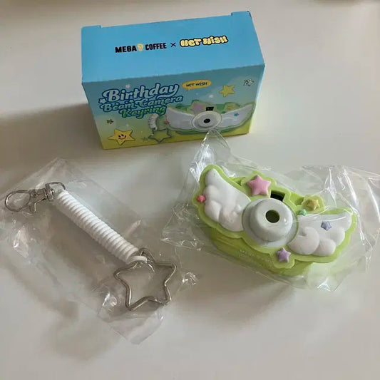 미개봉)메가커피 엔시티 위시 빔카메라 키링