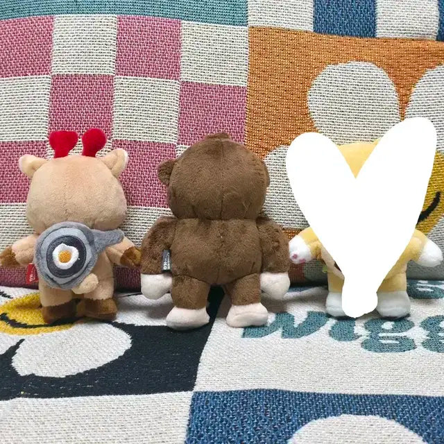 온꼬미즈 플러시 인형(키링x), 투명 파우치