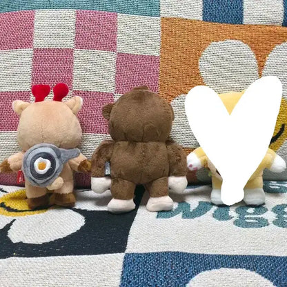 온꼬미즈 플러시 인형(키링x), 투명 파우치