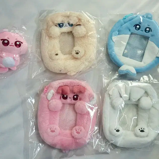 동물의플 플레이브 포카파우치 솜인형