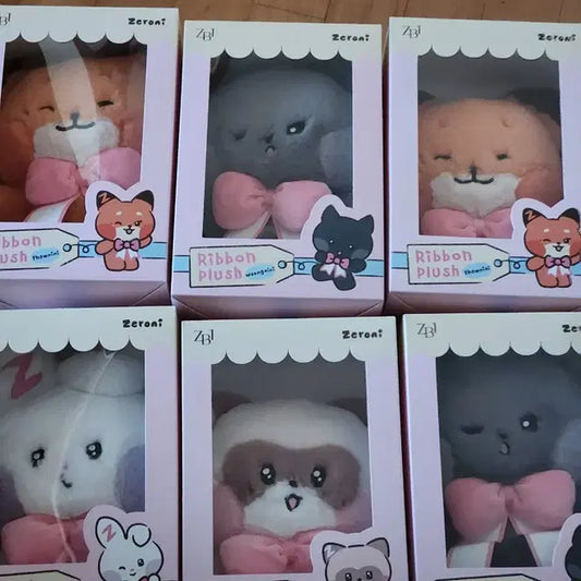 제로베이스원 제베원 zb1 리본 플레시 인형 doll