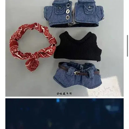 방탄 태형 뷔 매직샵 일직샵 레오파드 10cm 인형 옷 양도