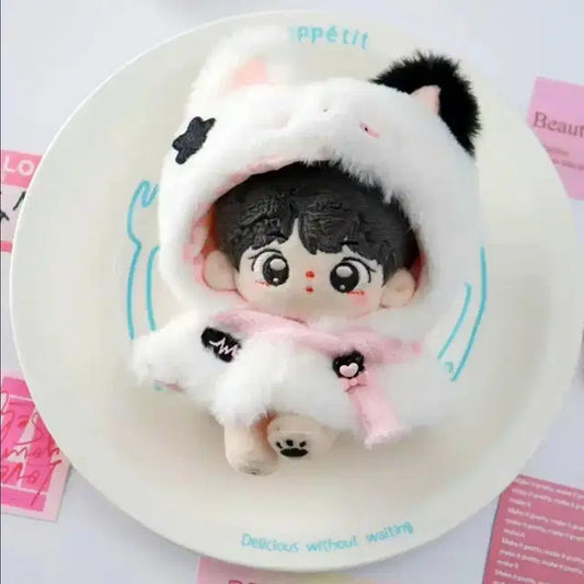 (바배)15cm인형옷 냐옹후드망토