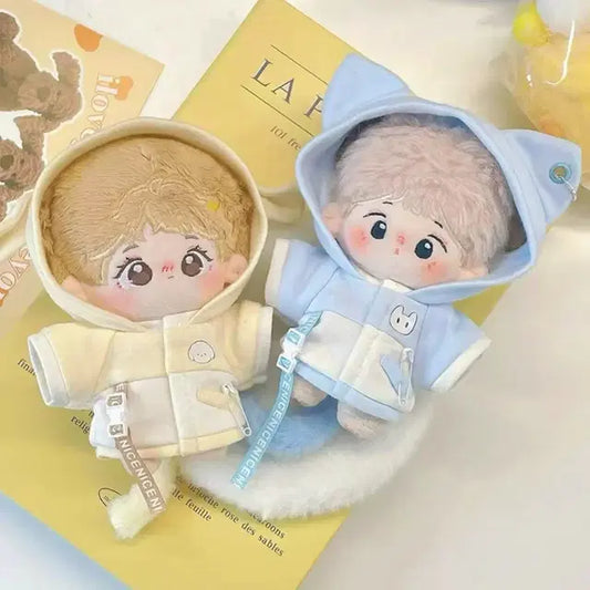 10cm인형옷 컬러배색점퍼(3종)