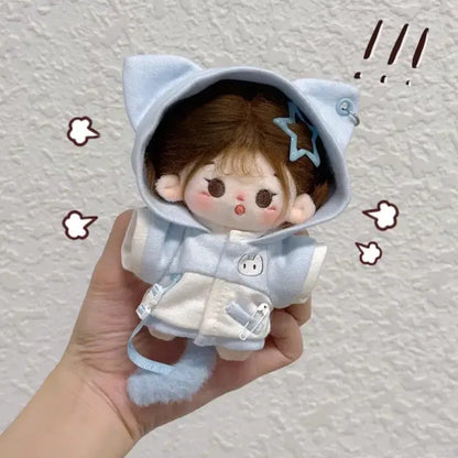 10cm인형옷 컬러배색점퍼(3종)