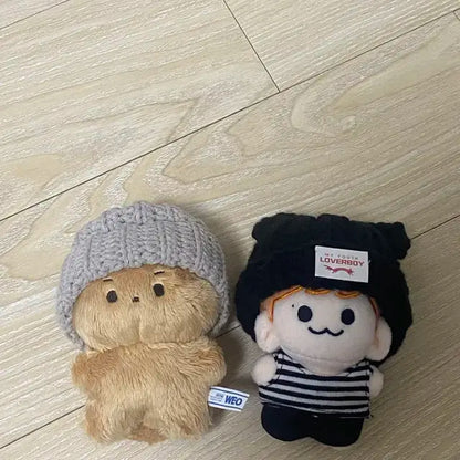 10cm 인형 뜨개 비니 고양이비니
