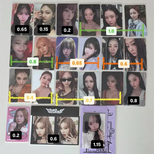 에스파 카리나 지젤 윈터 닝닝 포카본품급처 판매 더티워크 스파이시 생일