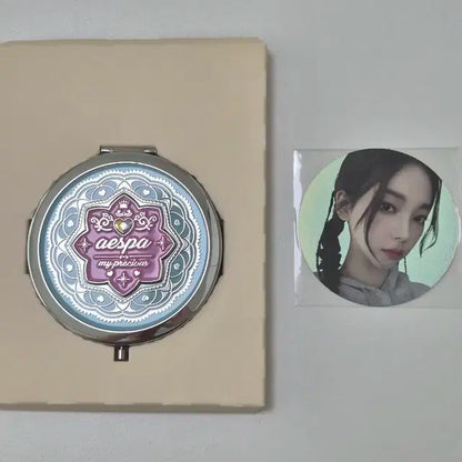 에스파 카리나 손거울 포카