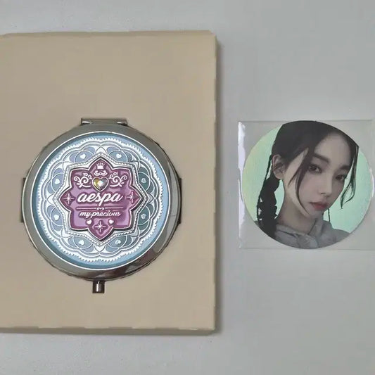 에스파 카리나 손거울 포카