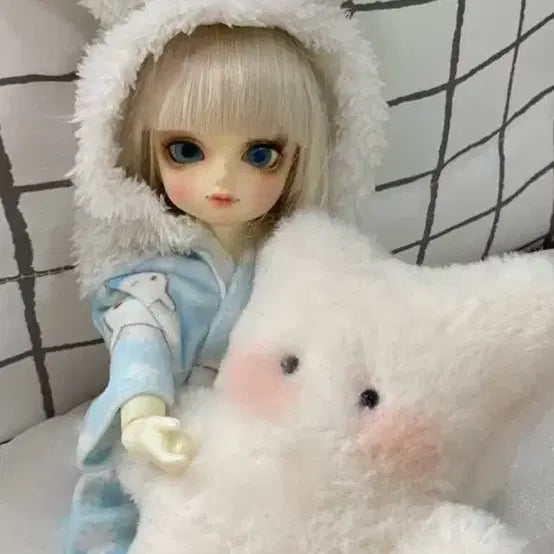 미기돌 토토 구체관절 인형(옷, 가발, 가방 포함)