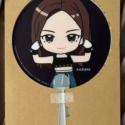 르세라핌 카즈하 가샤폰 클리어부채