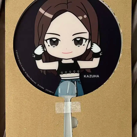 르세라핌 카즈하 가샤폰 클리어부채