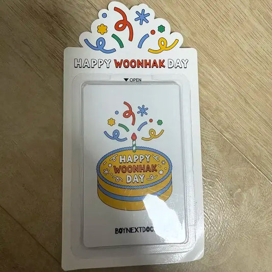 미개봉)보넥도 운학 생일포카 팝니다