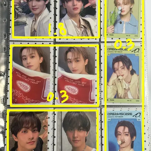 엔시티 마크 포카 양도 솔로 미공포 럭드 분철
