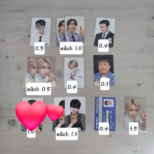 슈퍼주니어 sj 마켓 랜덤 트레카 판매합니다