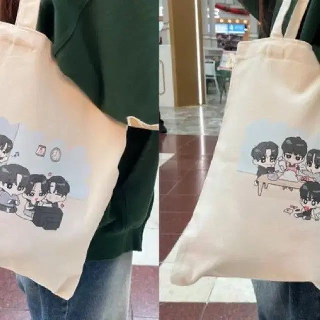 에이티즈 에코백