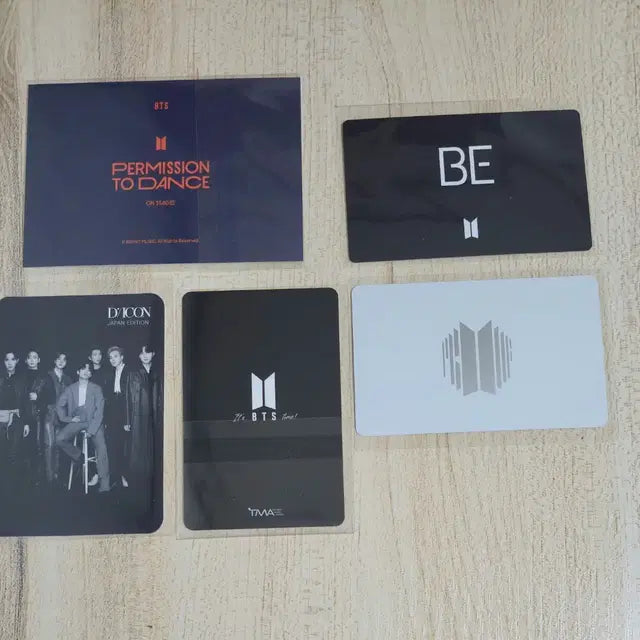 방탄 BE 일본fc 단체 포카 BTS photocard