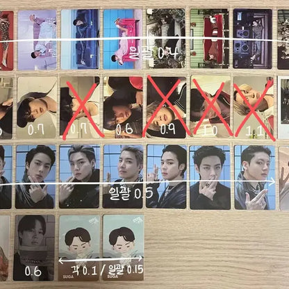 방탄BTS 포카 럽셀승허티어앤써페르소나엔오버터맵솔be더베스트프루프영포에버