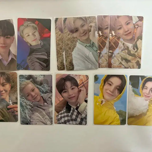 세븐틴 포카 판매(우지,디에잇,도겸,민규,승관,버논,디노)