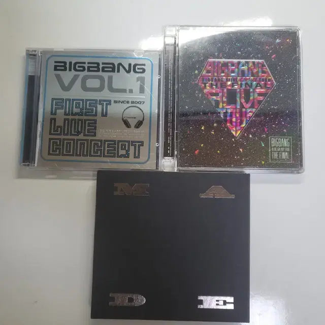일괄) 빅뱅 첫번째 콘서트, 얼라이브 투어, 메이드 투어 cd