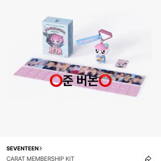 세븐틴 멤버쉽키트 25년 리뉴얼 분철