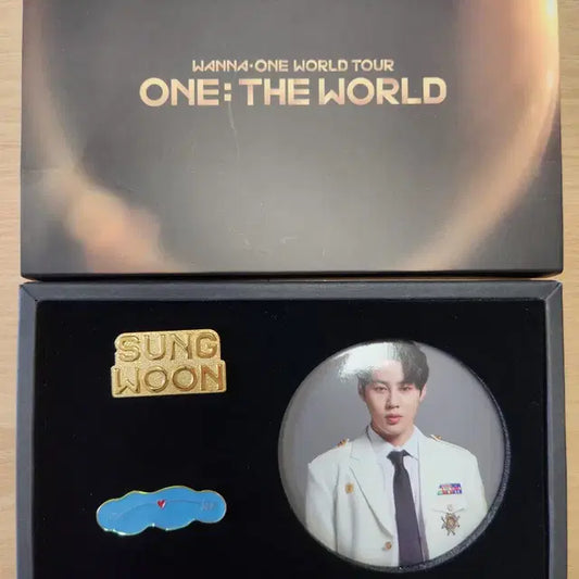 워너원 하성운 월드투어 원더월드 공식MD 뱃지 세트
