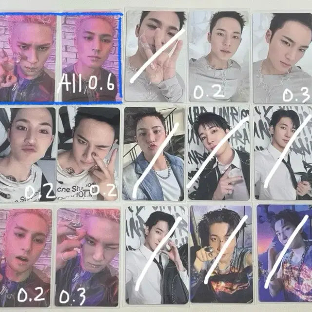 세븐틴 해피버스트데이 정규 5집 민규 원우 포카 양도