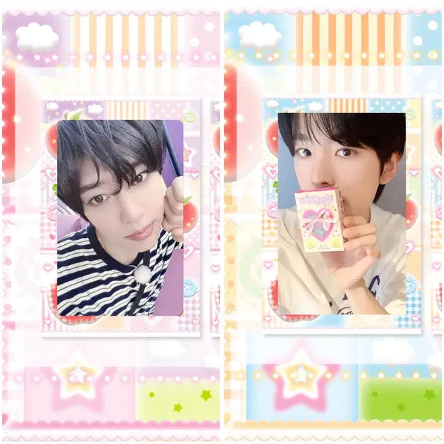 [4+1]애플캔디 패치워크 바인더대지 2종판매/엔시티위시/보넥도/포카