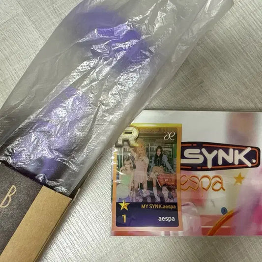 에스파 마이싱크 입장 보틀 + 포카 미사용