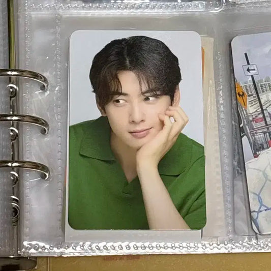 서브웨이 차은우 포카