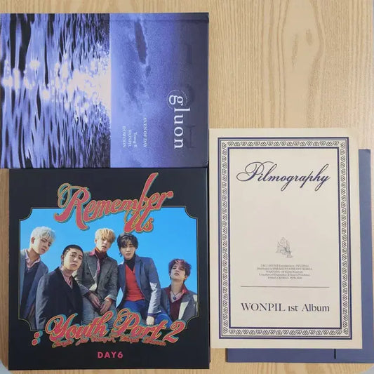 데이식스 앨범 원가 이하 글루온,필모그래피,리멤버