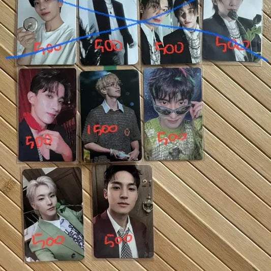 정한 원우 도겸 호시 민규 포카