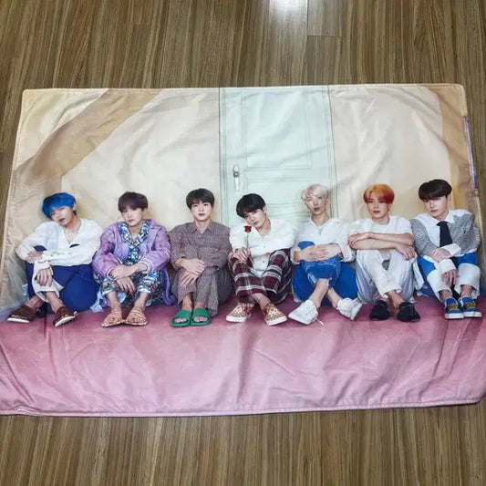 방탄 작은시팝업 담요